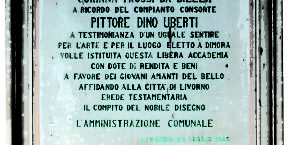 Lapide a ricordo del lascito di Corinna Trossi
