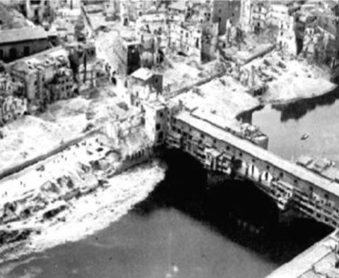 (1 FI Bombardamenti intorno a Ponte Vecchio)